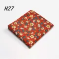 Heren katoenen pochet zakdoek rood bloemig kostuum accessoire voor huwelijksfeest - H27