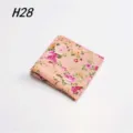 Heren bloemen pochet roze katoenen zakdoek voor formeel kostuum huwelijk feest decor - H28
