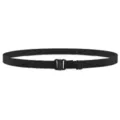 Detailed close-up of the black elastic shirt stay belt with adjustable buckle for secure fit. - 1.5cm Insert Buckle Black