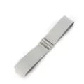 Cinturón elástico gris para mujer, elegante cinturón ancho elástico con hebilla metálica. - Estilo 8-5cm Seda Plateada