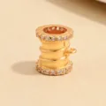 Wespentaille Stijl / Groot (8.5x8.4mm) / Goud