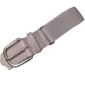 Pink youth elastic baseball belt featuring durable alloy buckle and comfortable stretch strap. - Pink