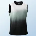 Herren Gradient Sport Weste schnelltrocknend ärmellos Fitness Laufshirt Fitness - XS / Oberteile / Weiß