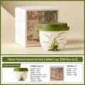 Taza de té de cerámica pintada a mano con tapa y caja de regalo juego vajilla 265ml - Taza con Tapa Lingxiao (Caja de Regalo) / Taza Individual con Tapa + Caja de Regalo