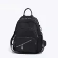 Sac à dos noir élégant pour femme, grande capacité, léger et pratique au quotidien. - Style 2