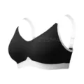 Nahtloser bügelloser Full-Cup-Plus-Size-BH für Damen, bequeme atmungsaktive Alltagskleidung. - L / Oberteile / Schwarz