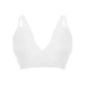 White seamless wireless bra for women, comfortable daily wear and smooth support style sku - S / Tops / White