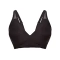 Black seamless wireless push-up bra variant, comfortable everyday underwear for women. - S / Tops / Black