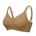 Sujetador push-up sin aros ni costuras color carne para mujer, lencería cómoda con realce nude - S / Tops / Piel Oscura (Personalizado)