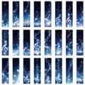 24pcs dreamy music notes butterfly bookmarks paper DIY journal decorative stationery supplies - Musical Note & Starry Sky