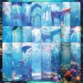 24 Stk. Unterwasserwelt Papier Lesezeichen Ästhetische Ozean Thema Schüler Lesen Set - 24er Pack / Unterwasserwelt
