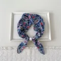 01 Pearl - Red Paisley Navy Blue