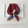 Red Snowflake Branch (With Pearl Buckle) / 56cm