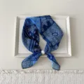 07 Pearl - Plaid Paisley Blue Navy