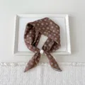 12 Pearl - Dot Ring Heart Brown