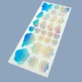 Holografische temporäre Gesicht Tattoos Bogen mit Schmetterlingen und Blumen für Festivals. - Schmetterling & Rose Stil (S2-26003)