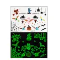 Tatouages temporaires visage Halloween phosphorescents maquillage de fete etanches accessoires - MK8-137