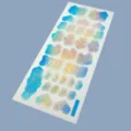 Holografische Musik Gesichtssticker Festival Korper Tattoo wasserdicht Glitzer Bogen. - Musik Thema Stil (S2-26006)