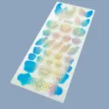 Holografischer temporärer Gesicht Tattoo Aufkleber Bogen mit verschiedenen Motiven für das Fest. - Phönix & Schlange Stil (S2-26008)