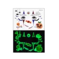 Halloween visage temporaire tatouage autocollant lumineux dans le noir étanche enfants maquillage - MK8-146