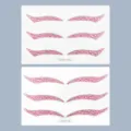 Pink rhinestone eyeliner stickers, self-adhesive crystal eye makeup decorations for party stage. - FE8115G+118 Pink / Pink