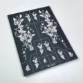 Henna tattoo stencil sheet featuring delicate butterflies, floral vines, and star patterns. - Floral Geometric Style (WS3-26013)