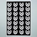 Henna tattoo stencil template for hands and feet, retro floral hollow design sticker for body art. - Vine Floral Style (S3518)