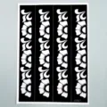 Henna Tatouage Pochoir Fleur Creux Modele Main Pied Temporaire Art Corps Design S3521 - Style Floral Classique (S3521)