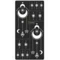 Temporary tattoo stencil sheet with moon and star design for body art and henna painting. - S2960