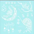 Autocollant de tatouage temporaire Ramadan Eid style ethnique design décoratif d'art - Style K7345
