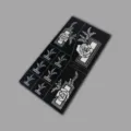 Black rose henna tattoo stencil sheet reusable waterproof body art sticker template. - WS2-25001 Rose Floral