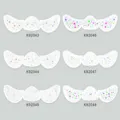 Colorful butterfly star face stickers set for party stage makeup, various styles. - K92043-K92048