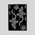 Henna bloem tijdelijke tatoeage sticker vintage wijnstok bloem ontwerp waterdichte lichaamskunst - Rankbloem