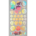 Holographic flower and leaf temporary tattoo sticker waterproof body art festival - Floral And Leaves Style (S2-26002)