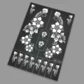 Henna tattoo stencil sticker black floral vine body art hand finger template design - Henna Tattoo Stencil (WS3-26007)