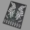 Henna tattoo stencil sheet floral vine hollow sticker for hands fingers art design - Henna Tattoo Stencil (WS3-26009)