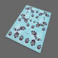 Wasserdichter temporärer Tattoo Sticker Retro rote Rose Blumen Spitze für Party Dekor - J2-26005A