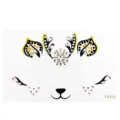 Weihnachtsgeweih Gesicht Strass Aufkleber Detailansicht fur Party Makeup Steine Glanz. - FG355 Weihnachten Hirsch