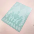Weisse Spitzen Blumen temporäre Tattoo Aufkleber Bogen für wasserdichte Körperkunst. - J124-013