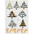 Weihnachten wasserdichte Cartoon temporäre Tattoo Aufkleber für Kinder Party Gesicht Makeup. - K141