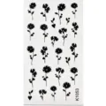 Wasserdichter temporärer Tattoo-Aufkleber mit minimalistischen Blumen- und Herzmotiven. - K1053