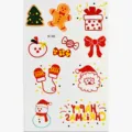 Weihnachten Cartoon temporäre Tattoo Aufkleber wasserdicht Kinder Party Gesicht Dekoration - K145
