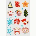 Weihnachten Cartoon temporäre Tattoos Aufkleber für Kinder wasserdichte Party Gesicht Dekoration - K146