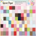 DIY Scrapbook Dekorpapier Set, süße karierte und gepunktete Muster für Tagebuch Basteln Design. - 100 Stück/Packung / Papier Geheime Sprache