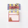 Süße Cartoon Bär Haftnotizen Notizblock 100 Blatt 80x80mm niedlicher Schreibwaren Bedarf. - Puppenladen