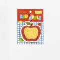 NOTE FOR kreative apfelform haftnotizen patchwork stil memo blöcke 30 blatt süße schreibwaren - Bunter Apfel