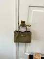 Olivgrüne Wildleder-Tasche, stilvolle Retro-Handtasche mit Griff für den täglichen Weg. - Ohne Anhänger / Grün