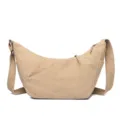 Casual corduroy schoudertas voor dames, grote capaciteit crossbody dumpling tas dagelijks. - Gemiddeld / Khaki