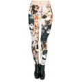Dames overal kat print skinny mode casual legging comfortabele stretch broek - Kattengezichten