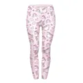Dames casual geprinte roze legging elastische slanke yogabrok schattig eenhoorn patroon - Cartoon Eenhoorn & Regenboog
